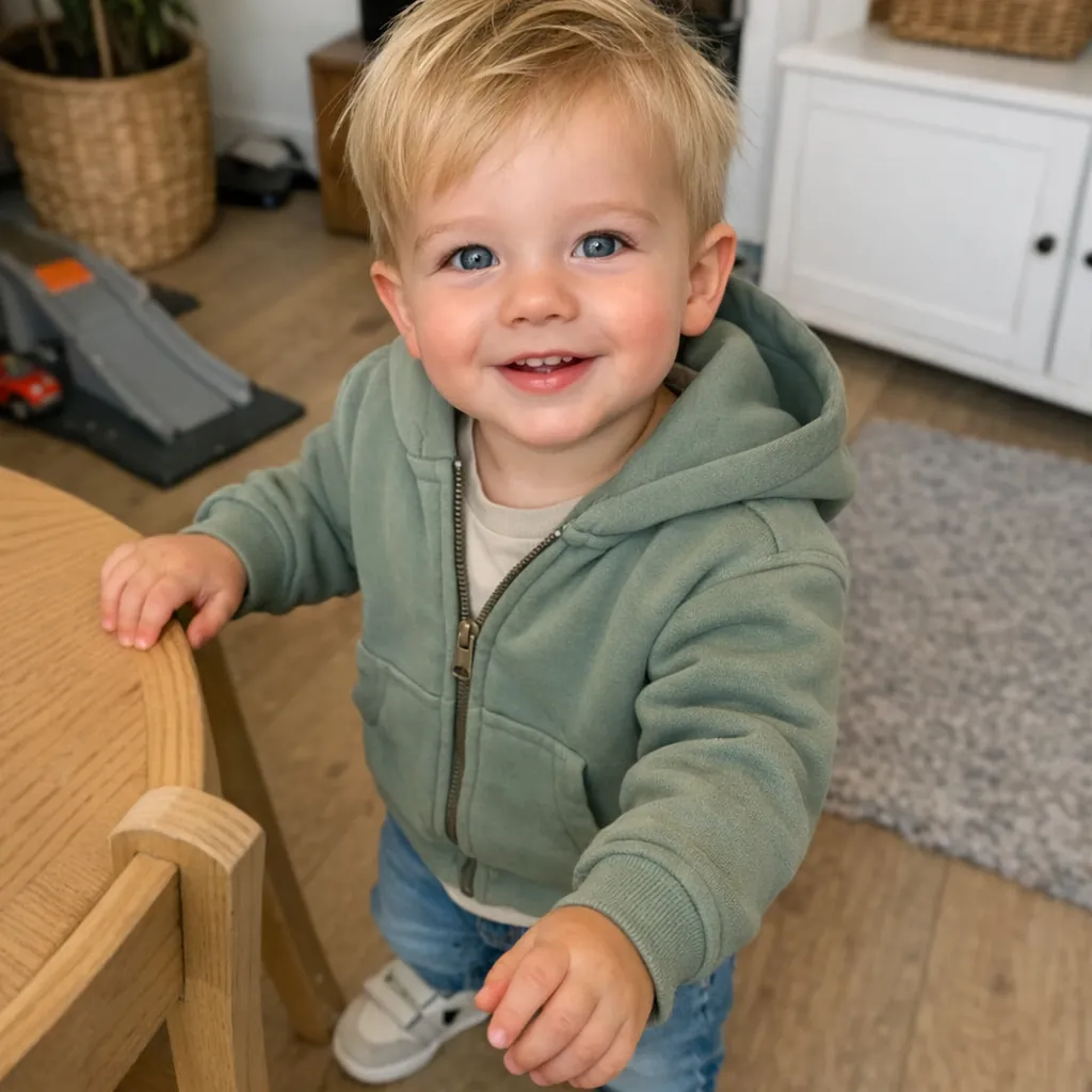 Voorbeeldafbeelding van Pepijn en zijn mama uit het moederdagboekje