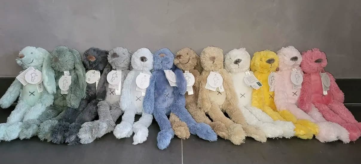 Gepersonaliseerde knuffel als kraamcadeau
