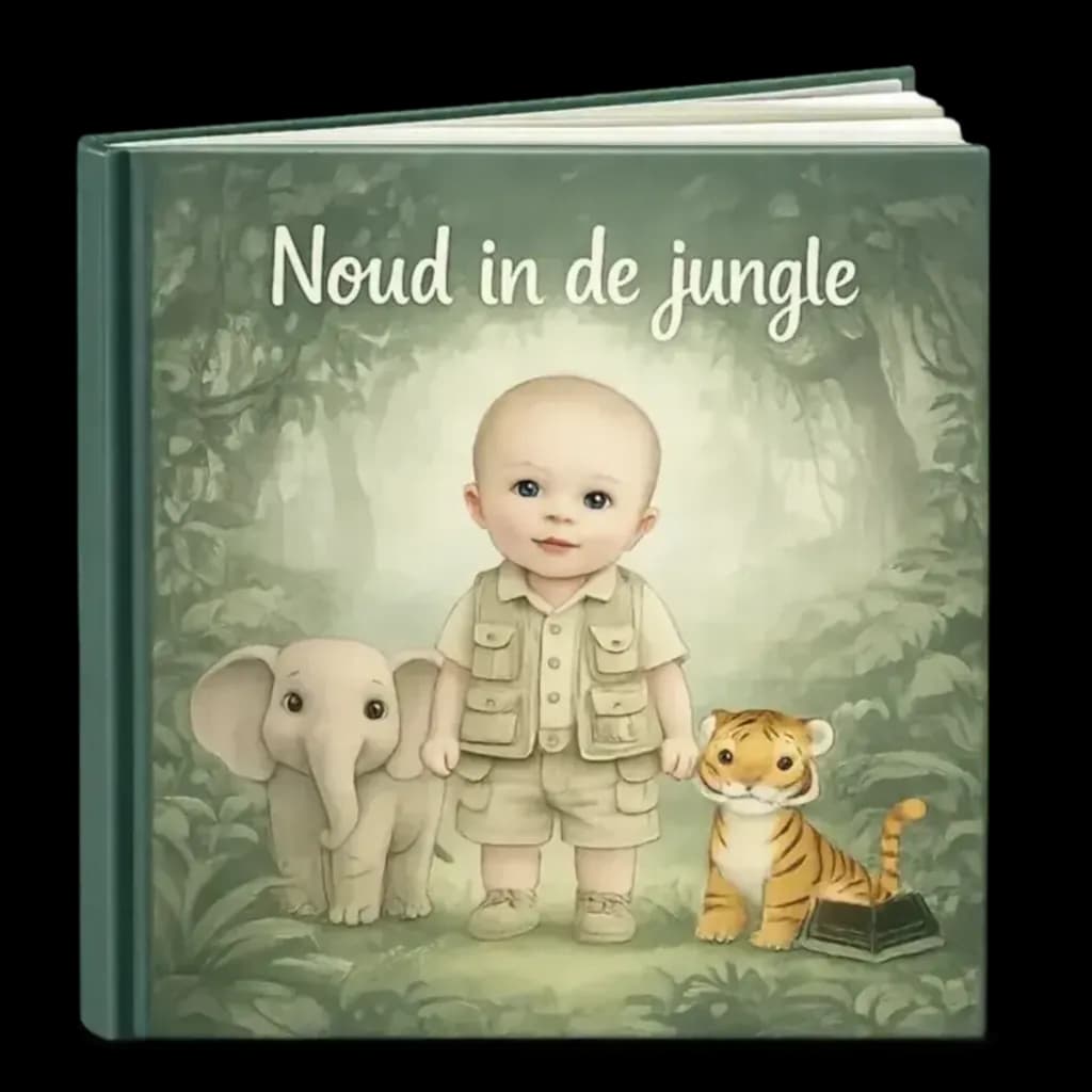 Noud in de jungle - gepersonaliseerd kinderboek